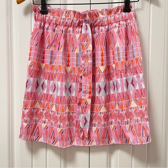 Forever 21 Pink Geometric Mini Skirt - XS - Picture 3 of 13